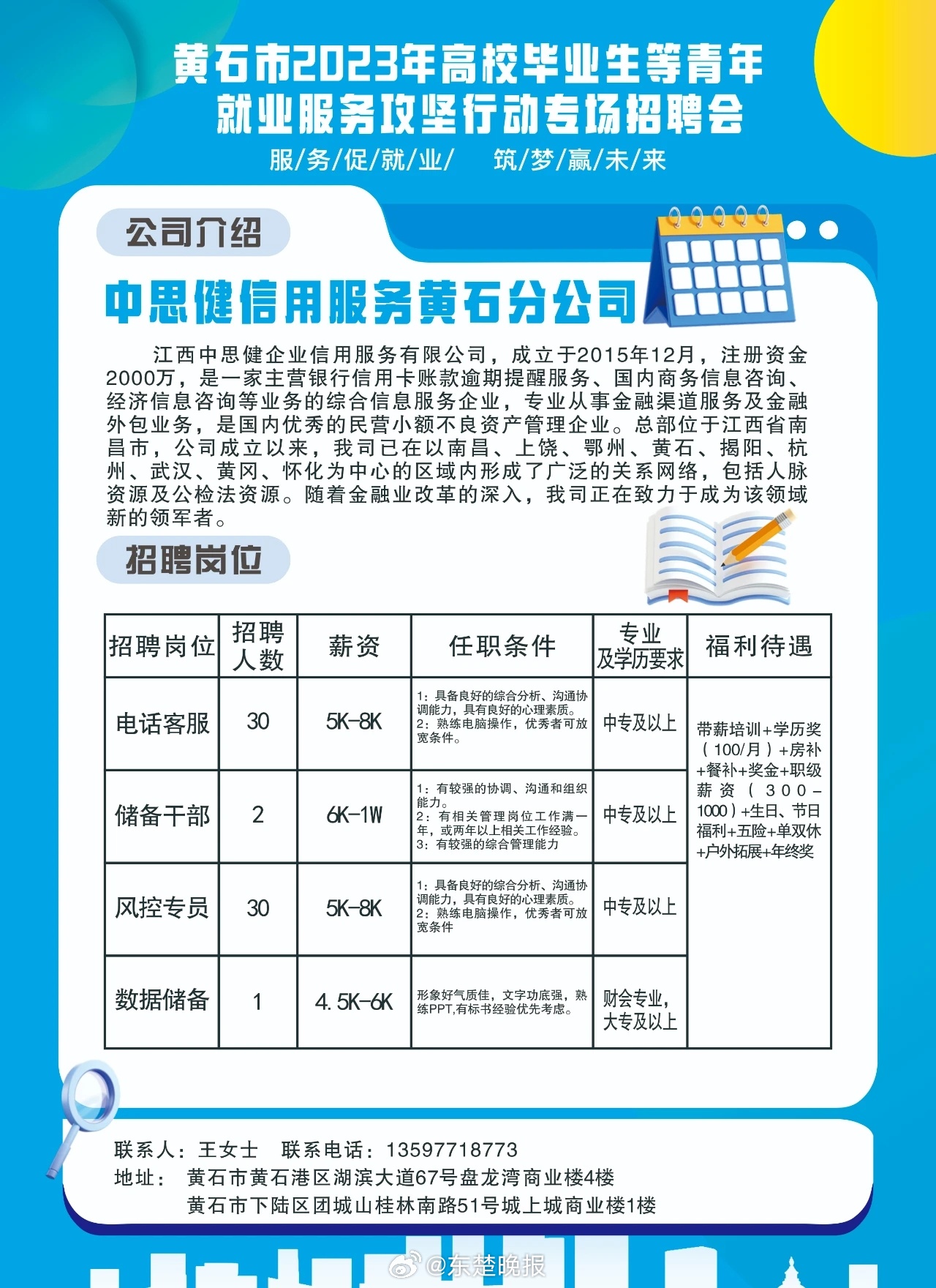 黄石招聘最新信息概览