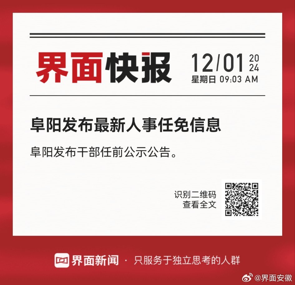 今天阜阳最新信息概览